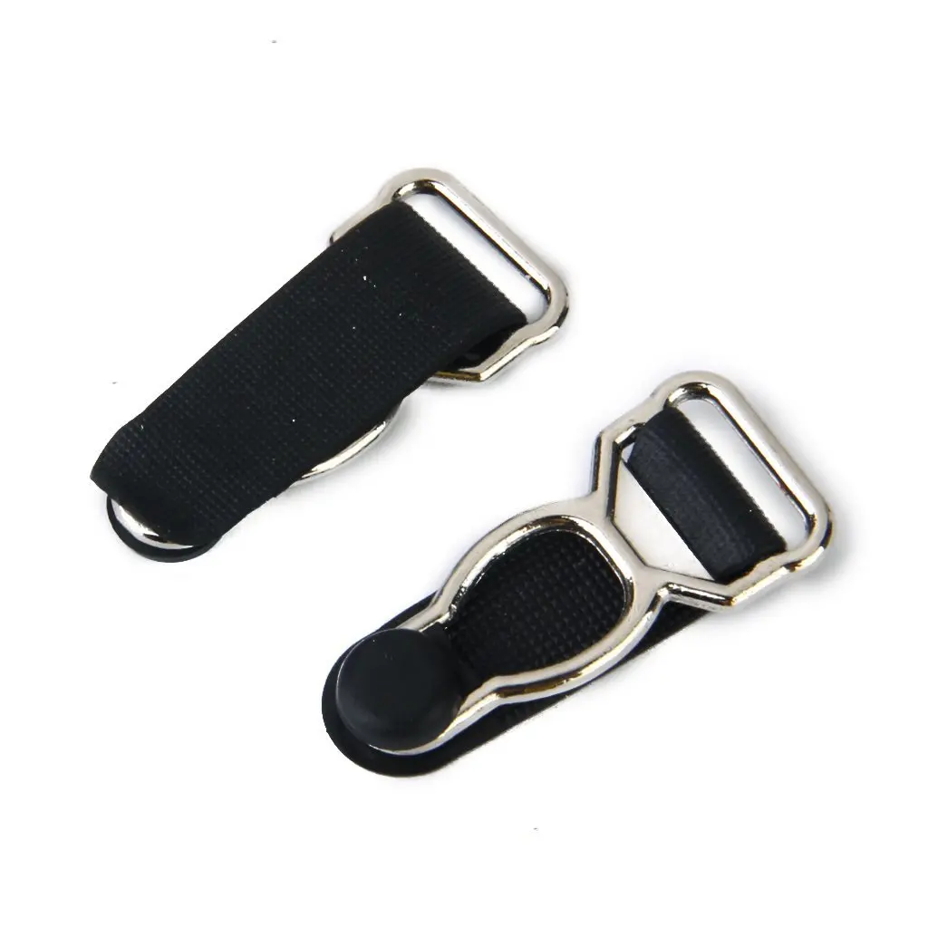MYTL 10pcs Hook Clip for Garter Belt for Men Blackin Women's Belts