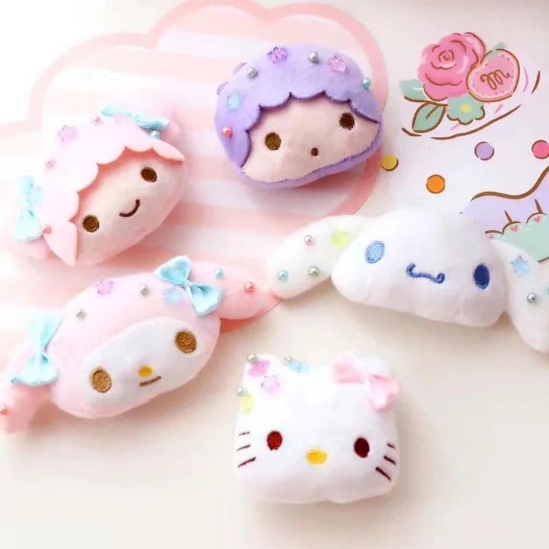 

1pc Creative cute Plush Animals Refrigerator magnet KT Melody Dog Backpack Schoolbag Small Pendant Plush Doll Toy Gifts