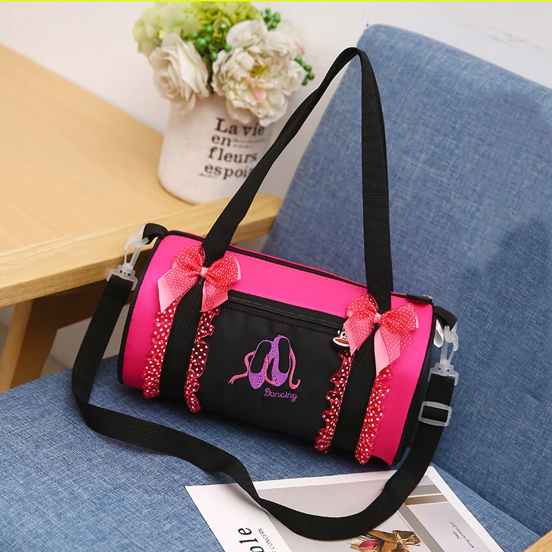 

Cute Black Pink Ballet Bag Ballerina Paillette Ballet Shoes Ballet Dance Bags For Girls Waterproof Canvas Children Dancing Bag