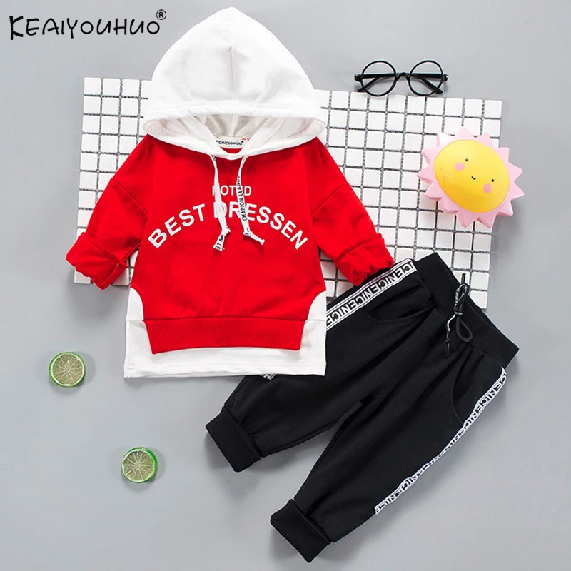 

Kids Clothes Sets Autumn Baby Girl Clothes Hooded Boys Outfits Suits Tracksuit For Girls Sport Suits 2Pcs Toddler Kids Clothing