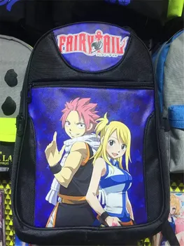 

Large capacity Men Women nylon Backpacks Ladies Mochila FAIRY TAIL Cartoon Kids School bag Laptop Knapsack for Teenage