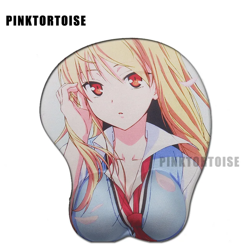 

Anime Customized Sexy 3D mousepad Breast Gaming Mouse pads Mat playmat with Wrist Rest