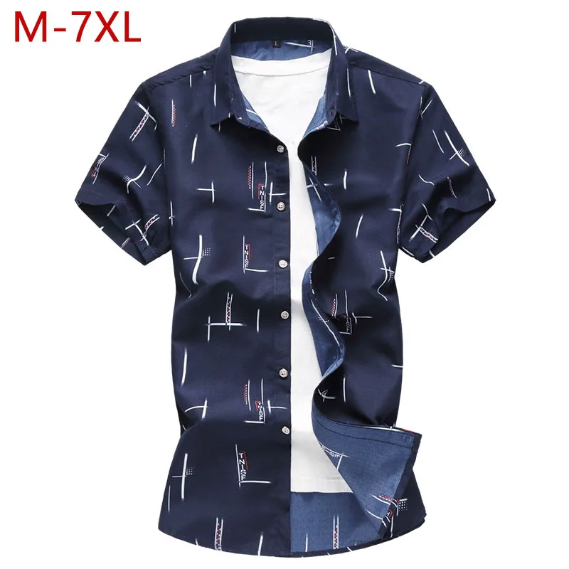 Aliexpress.com : Buy M 7XL Plus Size Summer Men Short Sleeve Baggy ...