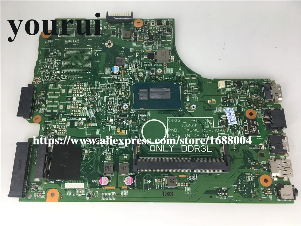 Материнская плата для ноутбука Dell Inspiron 3442 3542 WVGRF 0WVGRF CN-0WVGRF BR-0WVGRF MB 13269-1 PWB.
