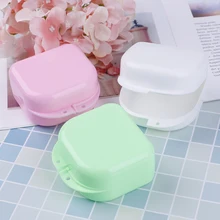 Красочный зубной фиксатор брекеты мундгард ночной шлифовальный предохранитель для хранения протеза Чехол контейнер коробка высокое качество