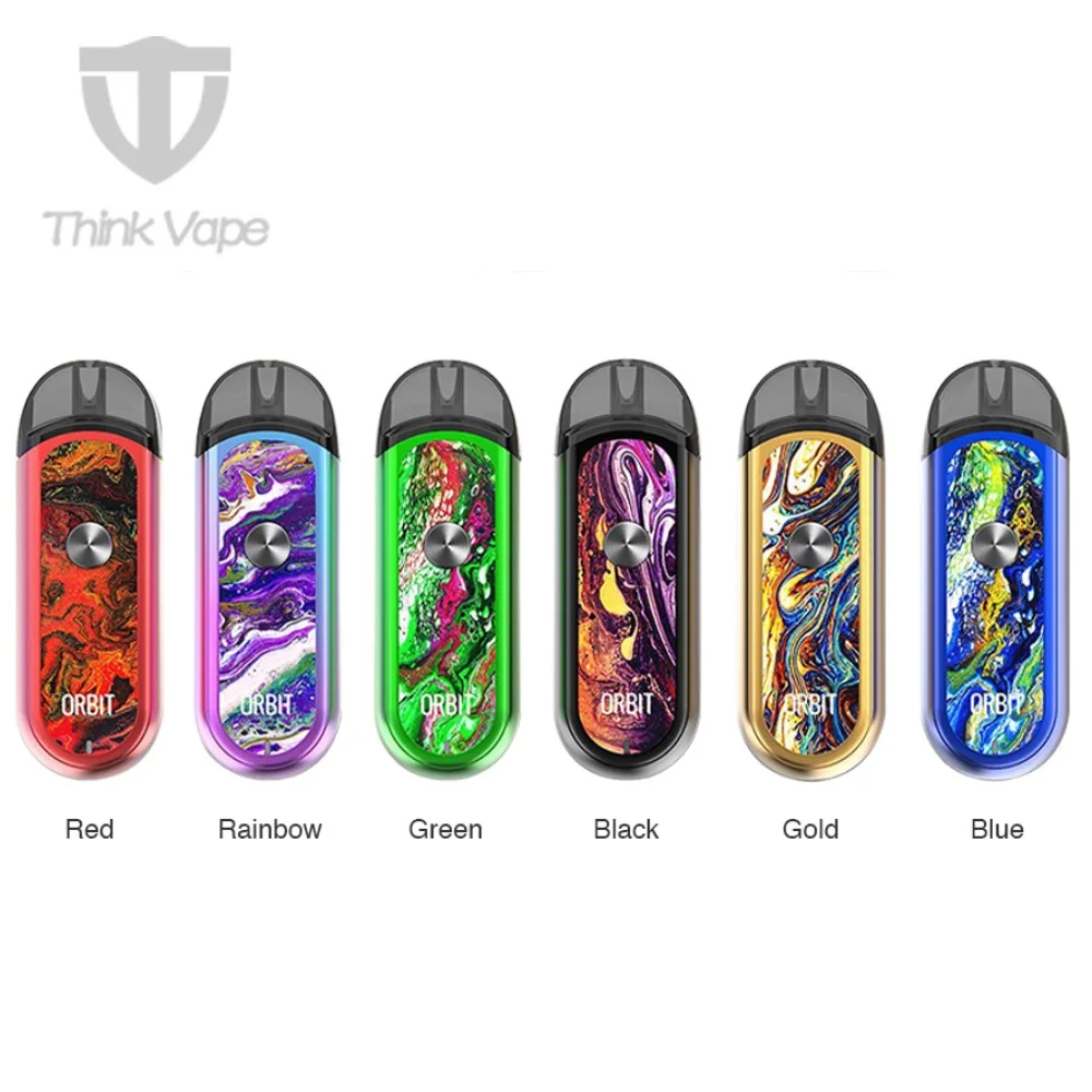 

Brand NEW Think Vape Orbit Pod System Starter Kit 1000mAh Battery & 3ml Pod Vape Kit & 0.6ohm mesh coil vs minifit/ Renova Zero