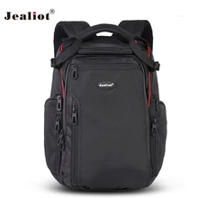 2017 Jealiot Multifunctional Professional Camera Bag laptop waterproof Backpack digital camera Photo Bags for DSLR Free shipping