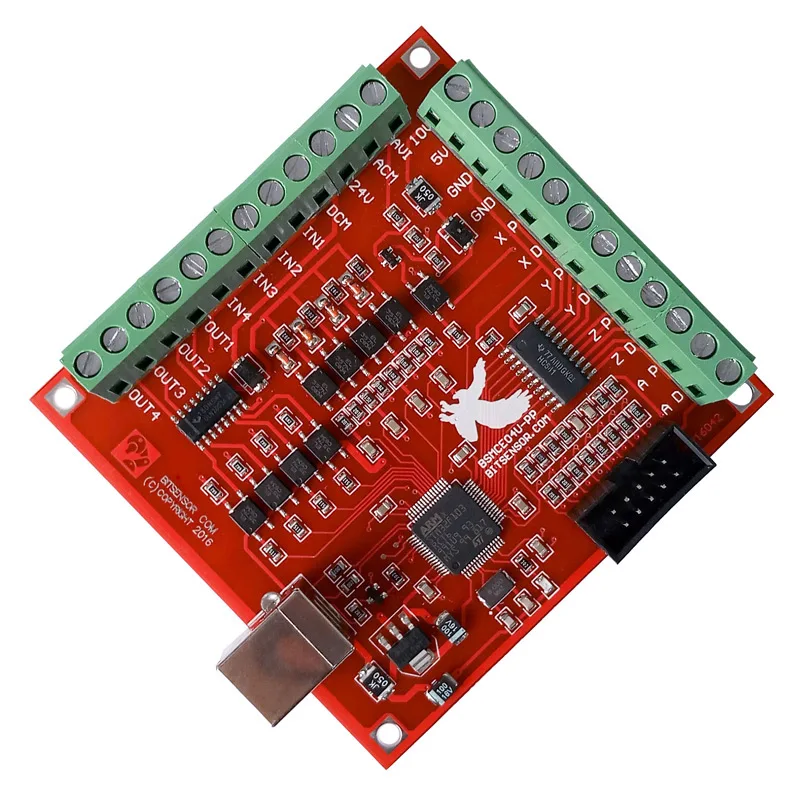 CNC USB breakout board MACH3 4 оси интерфейс драйвер контроллер движения драйвер платы 100 кГц