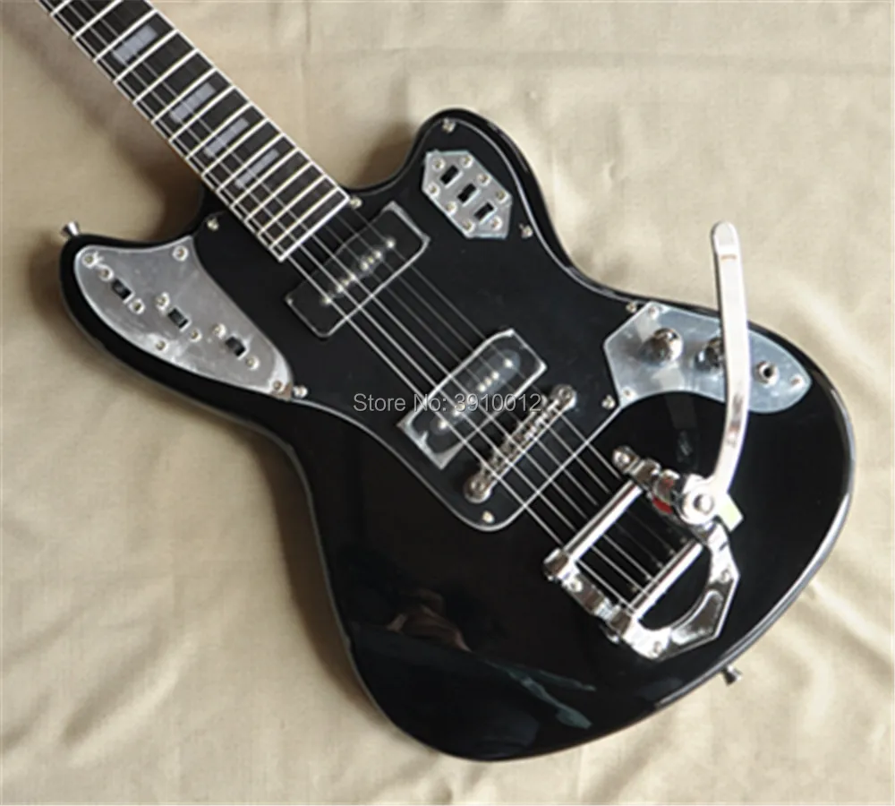 Factory custom Top quality F Jazzmaster Black electric guitar Free Shipping Factory custom Top quality F Jazzmaster Black electric guitar Free Shipping