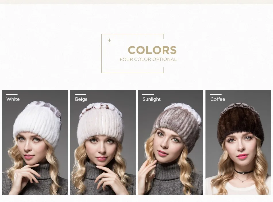 fur woman winter hats PCM023 (4)