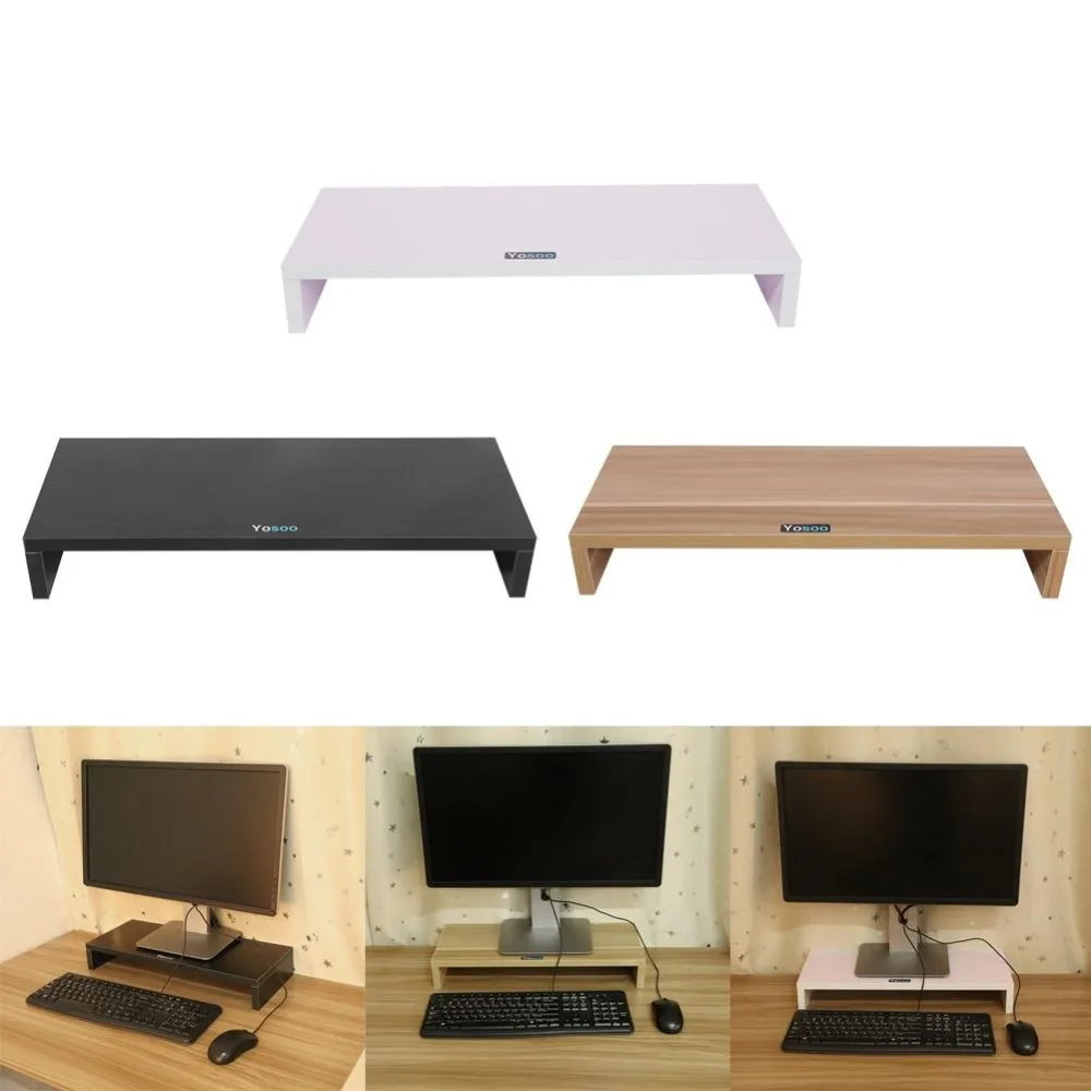 Multi function Desktop Monitor Stand Computer Screen Riser ...