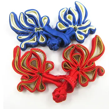 

China knot button 9cm Chrysanthemum button Garment accessories Package decoration 10 pcs/lot mixed 2 colors Free Shipping