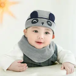 Симпатичные новорожденного ребенка шляпу мультфильм Кепка с пандой капот bebes enfant модные шляпы для мальчиков и девочек Шапки подарок