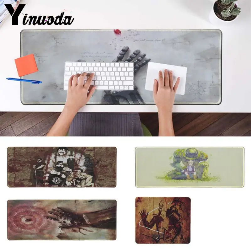 

Yinuoda Boy Gift Pad Fullmetal Alchemist Rubber Mouse Durable Desktop Mousepad Free Shipping Large Mouse Pad Keyboards Mat