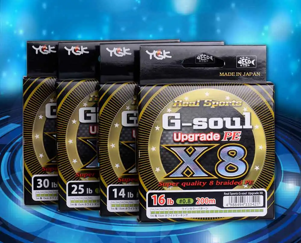 Ygk G Soul X8 Upgrade Pe 8 Braid 0m Fishing Line 0 6 3 0 Size Green High Strength Smooth 100 Original Made In Japan Fishing Line Pe Braid Aliexpress