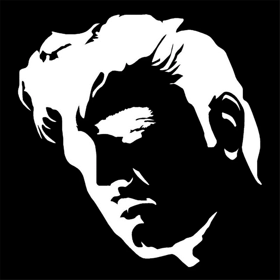 Elvis Presley Fashion Stickers Decals Car-Styling Decor Vinyl Waterproof Creative Car Body Wall Decoration Sticker 12.4cm12 (5)