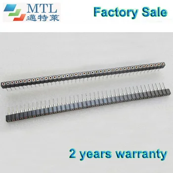 

Pin header connector female, 40 pin/pcs for RGB LED strip, 100pcs/lot, 2.54mm pin distance, Factory Wholesale