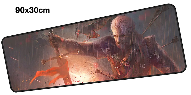 

witcher pad mouse computador gamer mause pad 900x300X4MM padmouse big Indie Pop mousepad ergonomic gadget office desk mats
