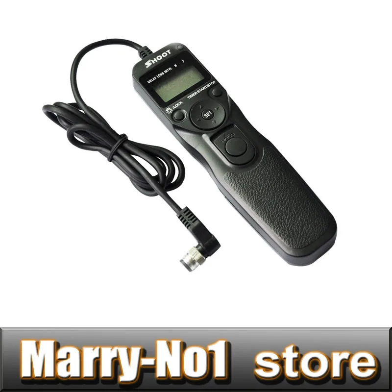 

SHOOT MC-30 Timer Remote Control Shutter Release Cord For For Nik&n D100 D200 D300 D300s D700 D1H D1X D2H D2Xs D3 D3s D3x F5 F6