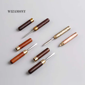 

WIZAMONY High Quality 1PCS Puer Tea knife set tools needle tea cone puerh cake sandalwood tea knife puer Tools Wholesale