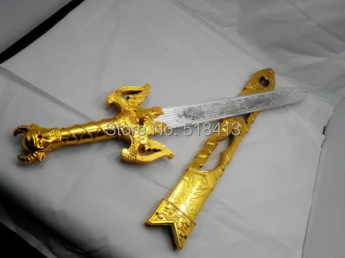 Детские пластиковые игрушки меч Золотой орел голова оружие персонаж платье аксессуары моделирование От 8 до 11 лет унисекс