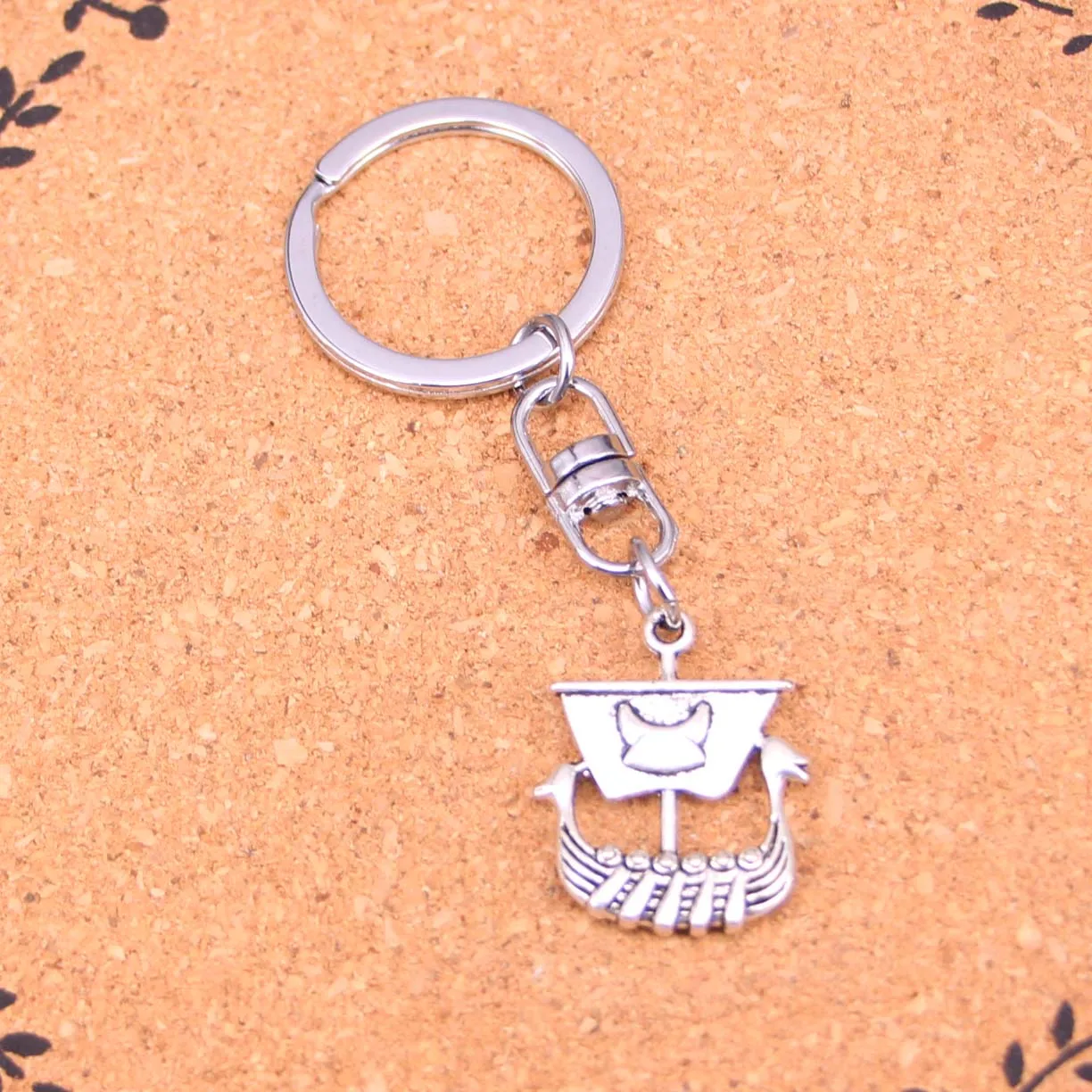 20Pcs Fashion Alloy viking ship boat Pendants keychain keyring Accessories For Car key chains Jewelry | Украшения и аксессуары