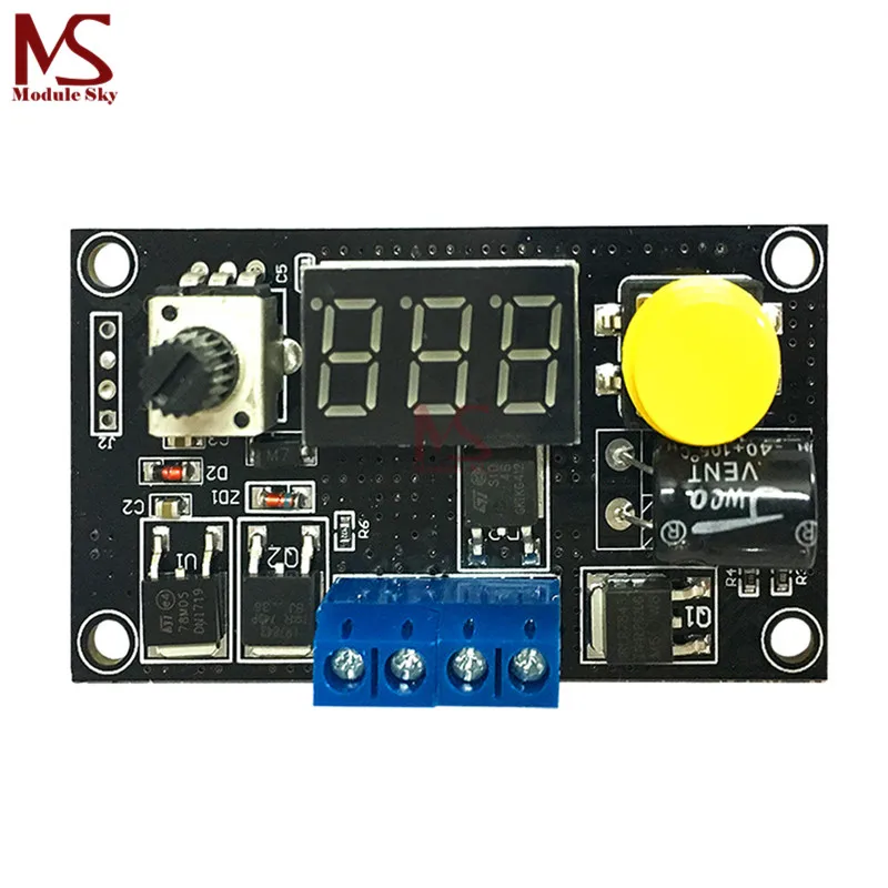 

DC6-30V 12V 24V Max 8A 16kHz PWM Digital 3 Bit LED Motor Speed Controller Duty Cycle 0%-100% Switch Module
