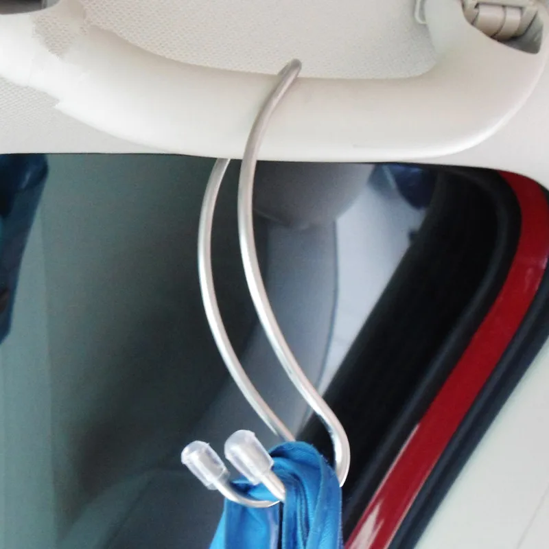 Зажимы автомобильный металлический крючок для автомобильного сиденья авто подголовник крючок держатель для сумок авто крепеж для Skoda Audi BMW VW, Opel Lada Renault Kia