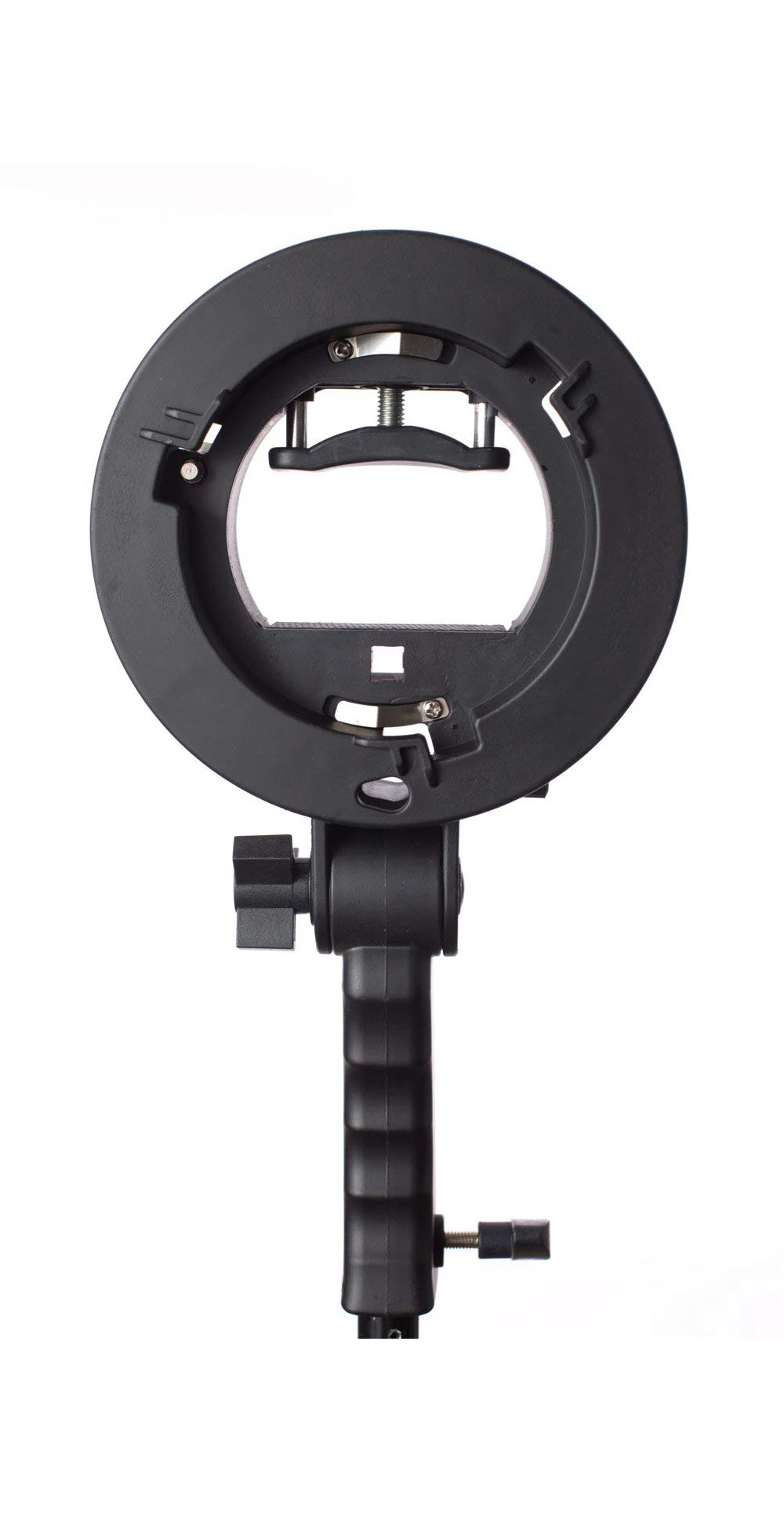 Handheld Grip S-Type Bracket Holder with Bowens Mount for Speedlite Flash Snoot Softbox Beauty Dish Photography Accessories (5)