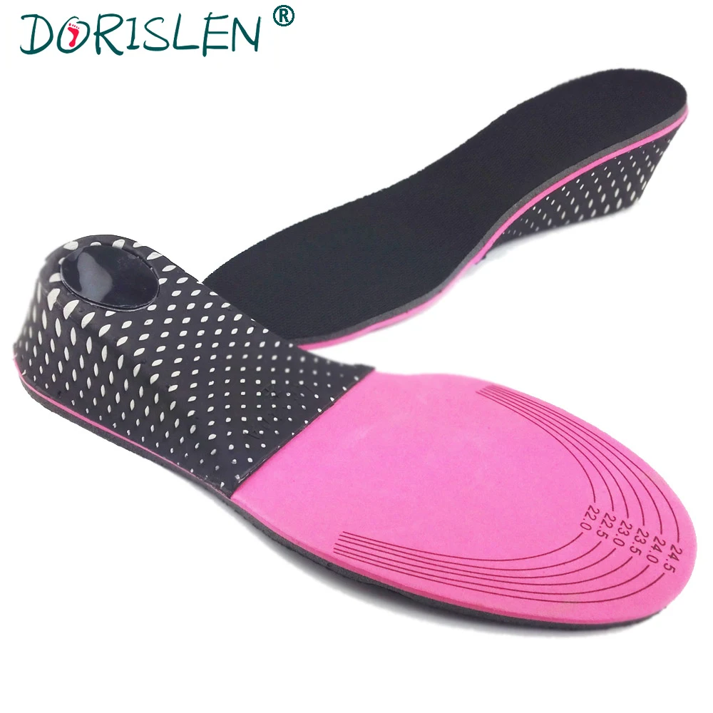 

DORISLEN Memory Foam Height Increase Insoles For Women 3cm/5cm Type 100pairs/Lot