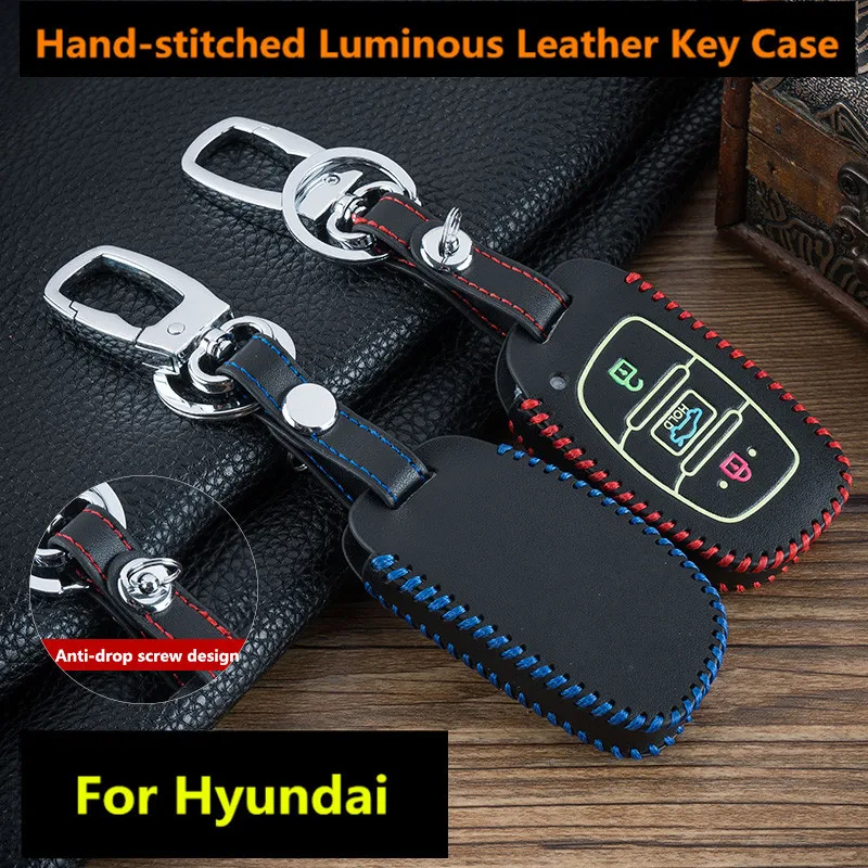 Luminous-Remote-Car-Key-Case-Cover-For-Hyundai-IX25-IX35-I20-I30-I40-hb20-Santa-Fe (2)