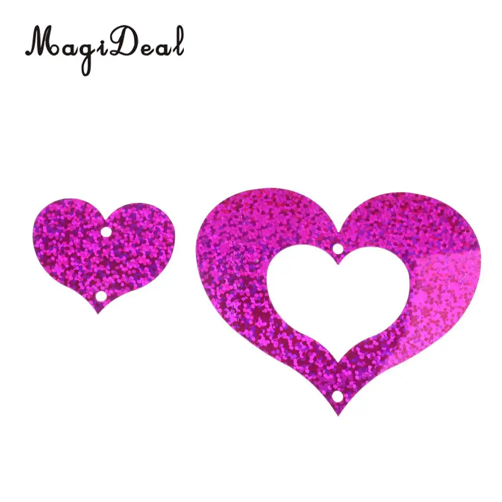 100 Shiny Heart Hanging Foil Balloon Swirl Tinsel Wedding Party Ceiling Decoration