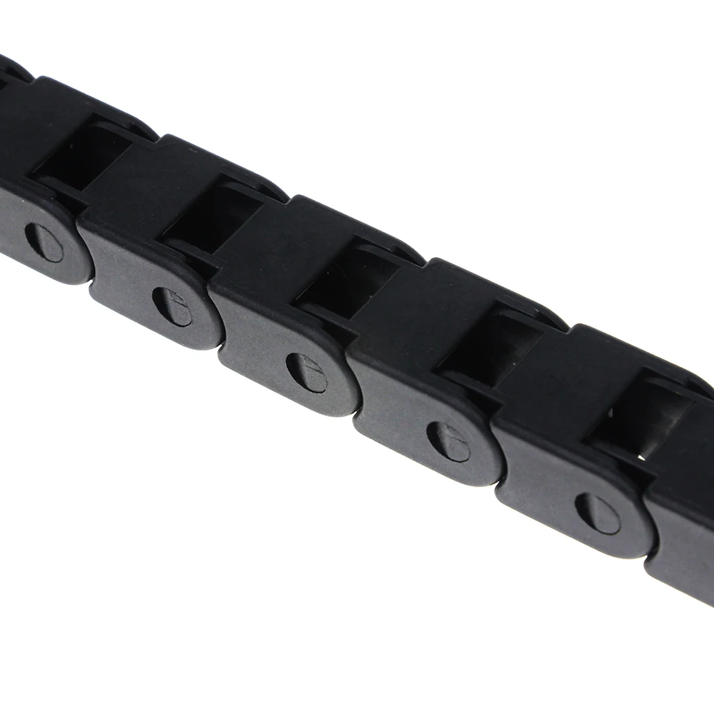 10x10mm L1000mm Cable Drag Chain Wire Carrier With End Connectors For CNC Router Machine Tools 10*10MM