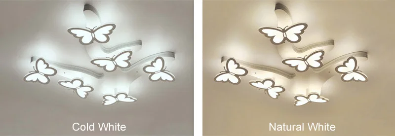 Modern LED Chandelier For Living Room Bedroom Home AC110-240V Butterfly Led Ceiling Chandelier Lamp Brightness Dimmable (11)