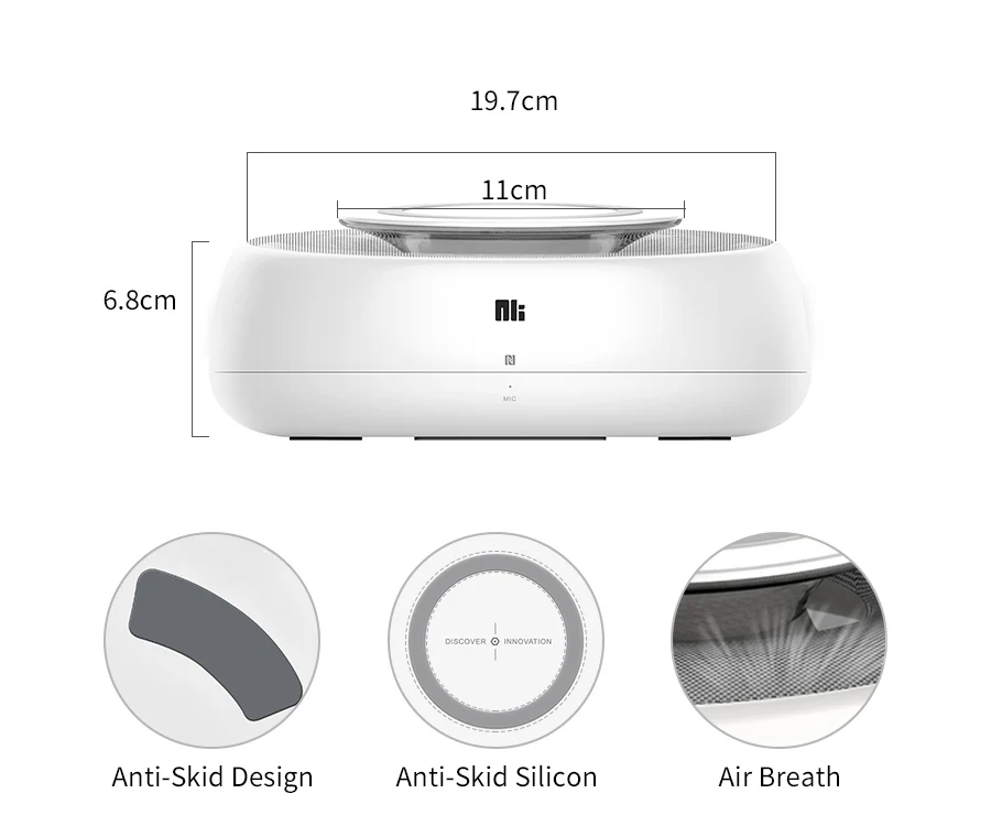 NILLKIN BT динамик уютная быстрая Беспроводная зарядка функция hi-fi звук беспроводной Bluetooth домашний динамик для xiaomi для iPhone XS Max