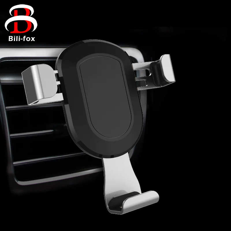 Luxury font b Car b font Phone Holder Stand Automatic for Samsung S8 S6 Adjustable Universal