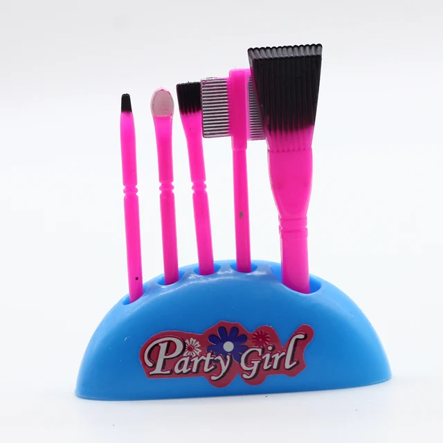 1set Doll Brush Accessories For Barbie Dolls / Monster Hight Dolls make up brush set Play House