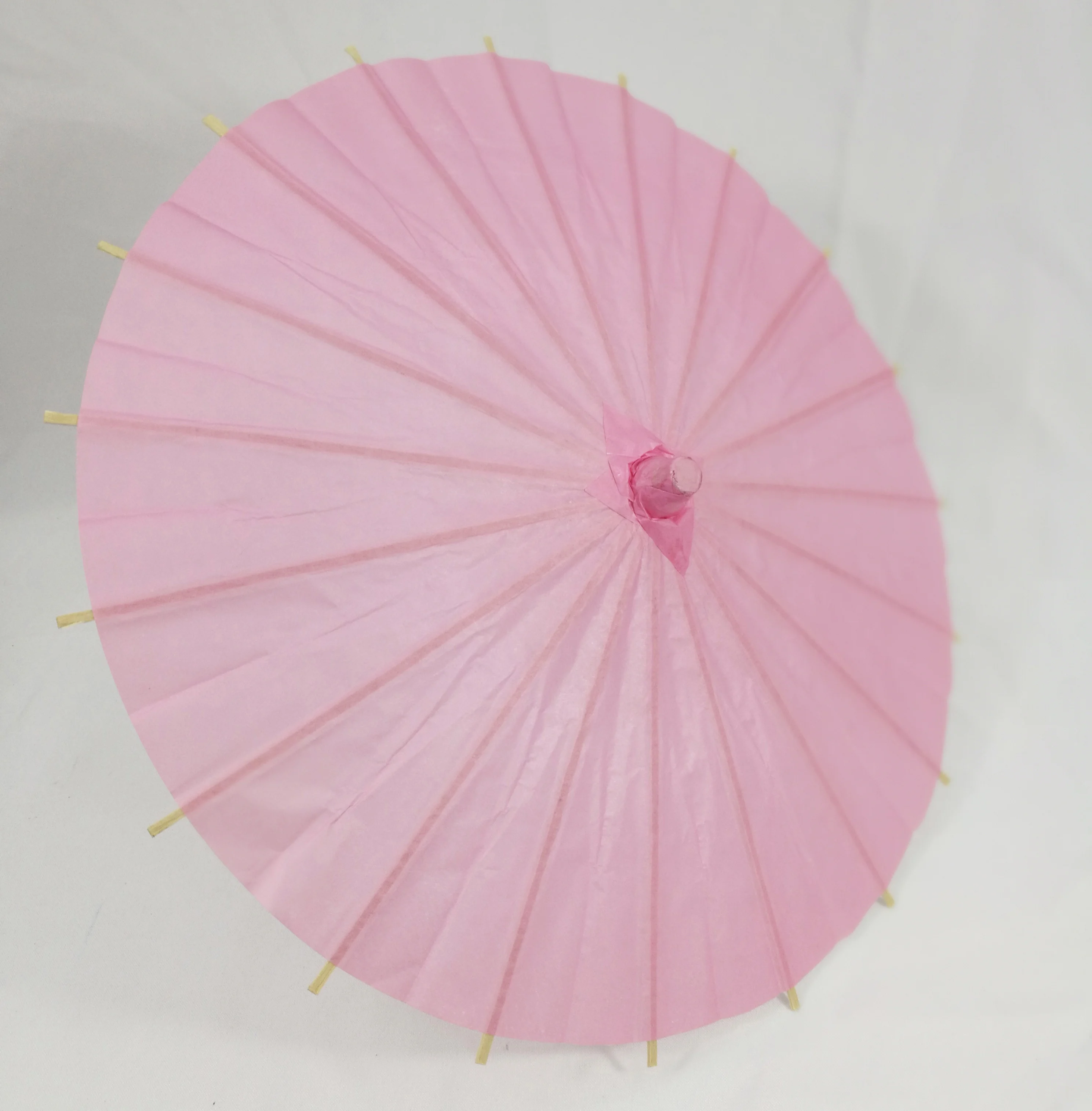 pink Горячая 40 см ручной работы цветной бумажный зонтик Китай традиционные детские картины Сделай Сам бумажный зонтик декоративное искусство и ремесла - Цвет: pink