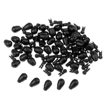 50 шт. Быстросменные бусины для ловли карпа метод подачи лески держатель терминальные снасти для рыбалки изменение длины крюка ударные бусины