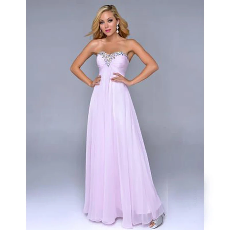 Lilac prom dress strapless 2017 Lilac prom dress strapless 2017