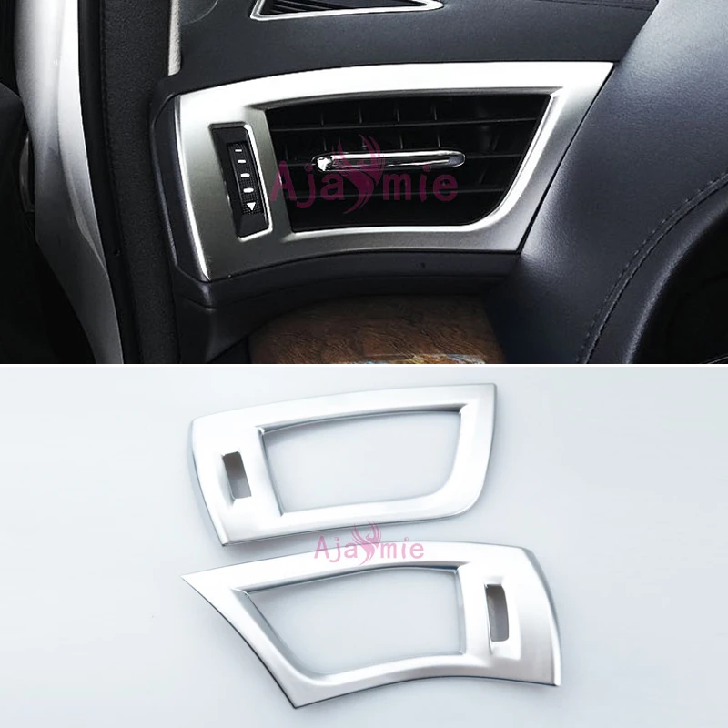 

Хромированный автомобильный Стайлинг внутренняя панель сторона AC выход вентиляционное отверстие крышка Накладка панель 2016-2019 для Toyota Alphard аксессуары