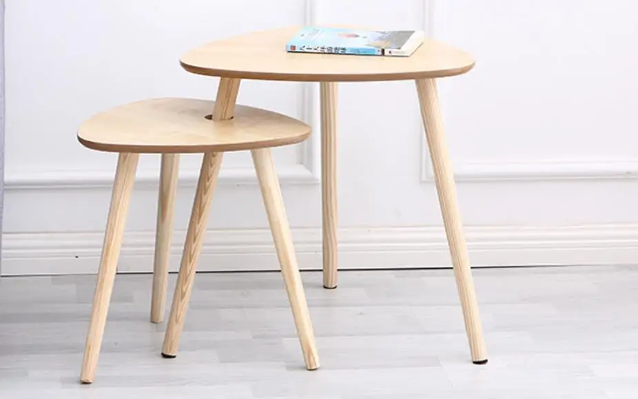 50*51CM Wood Bedside Table Sofa Side tables Coffee Table