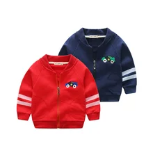 

Sports Jacket New Spring Clothing For Baby Girls Boys Coat Cartoon Printed Flight jacket Autumn Kids Outerwear Children Clothes