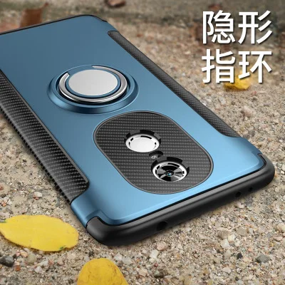 

For Xiaomi Redmi Note 4 4X Case Hard PC+Silicone With Stand Ring Magnet Hybrid Protective Back Cover for xiaomi redmi 4x shell