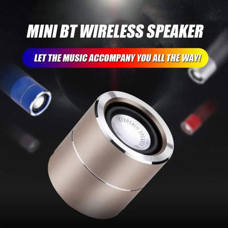 

HD Noise Reduction HiFi Speakers Mini Wireless Bluetooth Speaker with TWS Wireless Interconnection