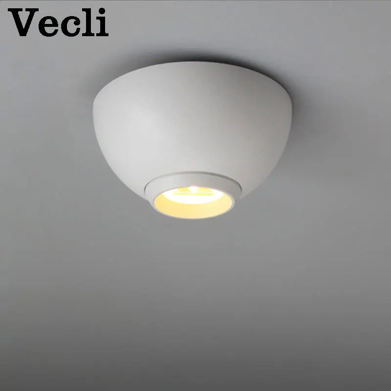

LED Surface Mounted Downlight Mini Led Ceiling Spotlight for Counter Showcase Wardrobe Win Cabinet Black/White 3W AC85~265V