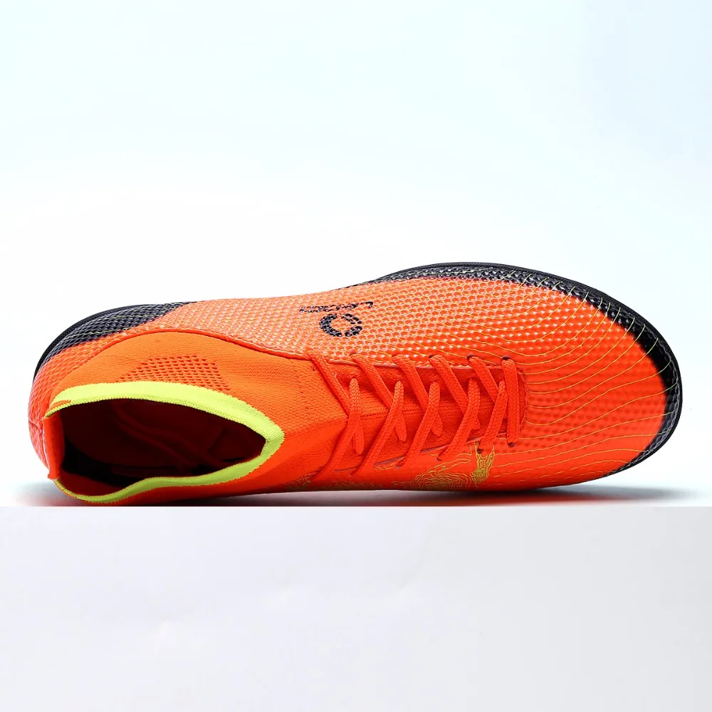 Mens Soccer Boots Cleats Long Spikes Boy Football Boots Outdoor Training Indoor Football Shoes Kid Chuteira Futebol Soccer Shoes