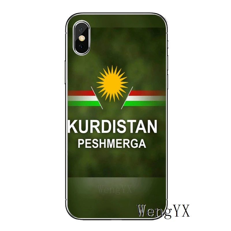 Курд курдский Курдистана флаг для Apple IPhone X XR 8 7 plus XS Max 6s 6 plus SE 5S 5c 5 4S 4 мягкий чехол мобильный телефон чехол