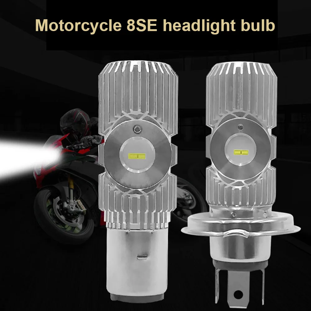 New LED Scooter Motorcycle Moped ATV Headlight Bulb Motorbike Head Lamp