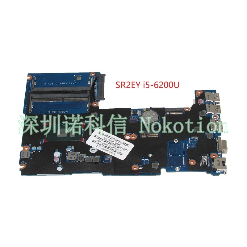 NOKOTION DAX61CMB6C0 материнская плата для ноутбука HP Probook 440 446 G3 14 дюймов SR2EY i5 6200U Intel GMA HD 520